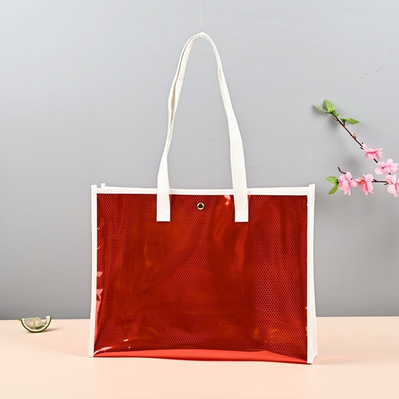 Honeycomb Pattern-Dark Red