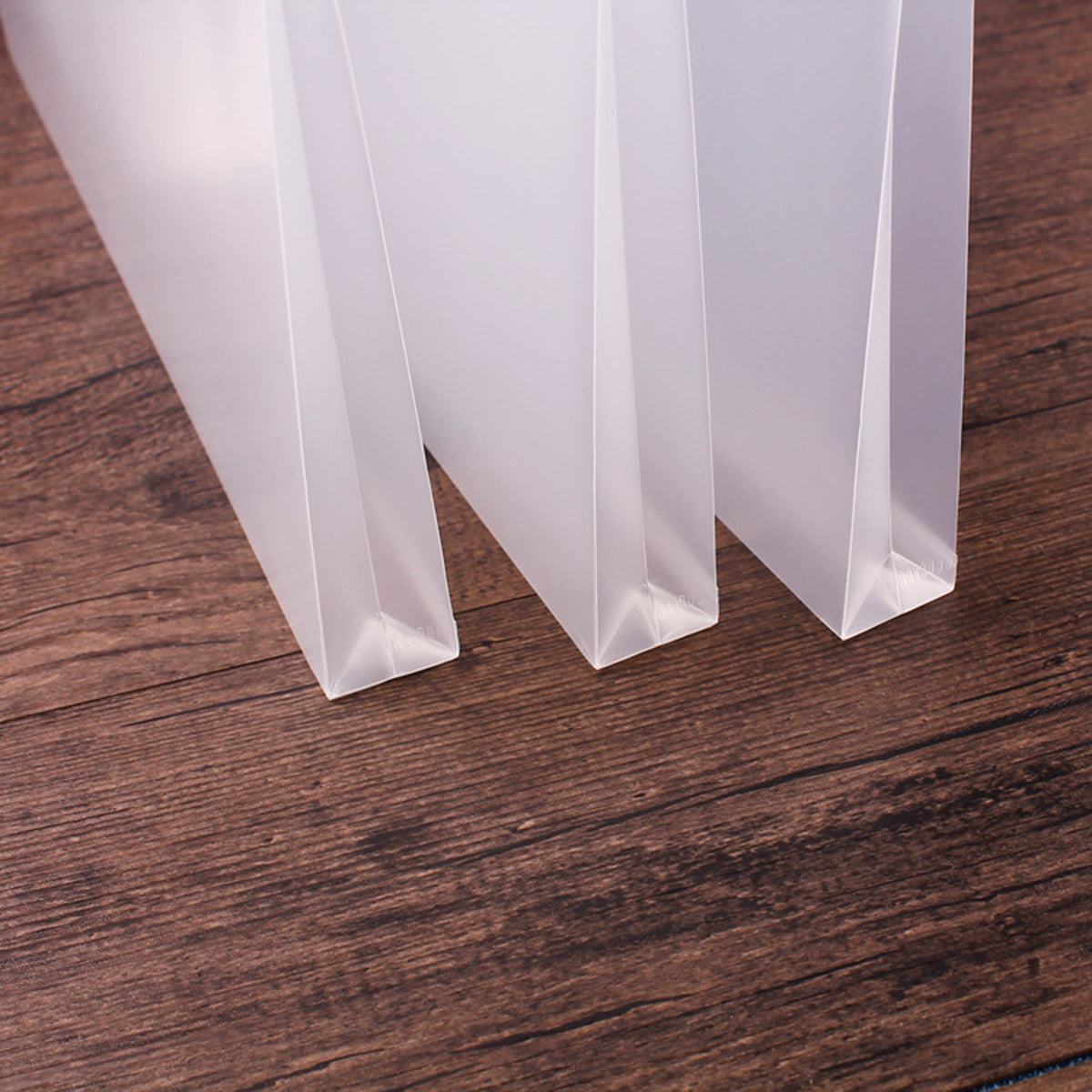 Clear Zip Plastic Envelopes A4 Zipper Document Folder Letter File Folders Expanding Envelope (Label)