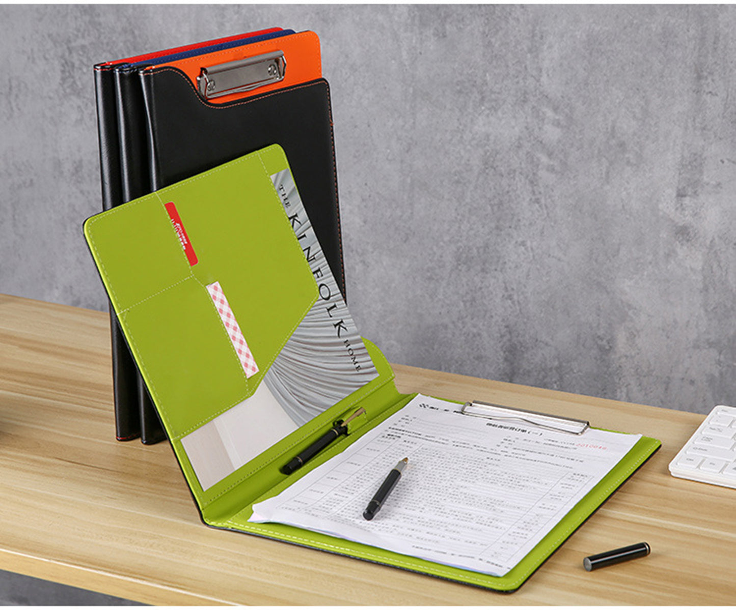 Padfolio Clipboard PU Leather Clipboard Folder for Legal Pad