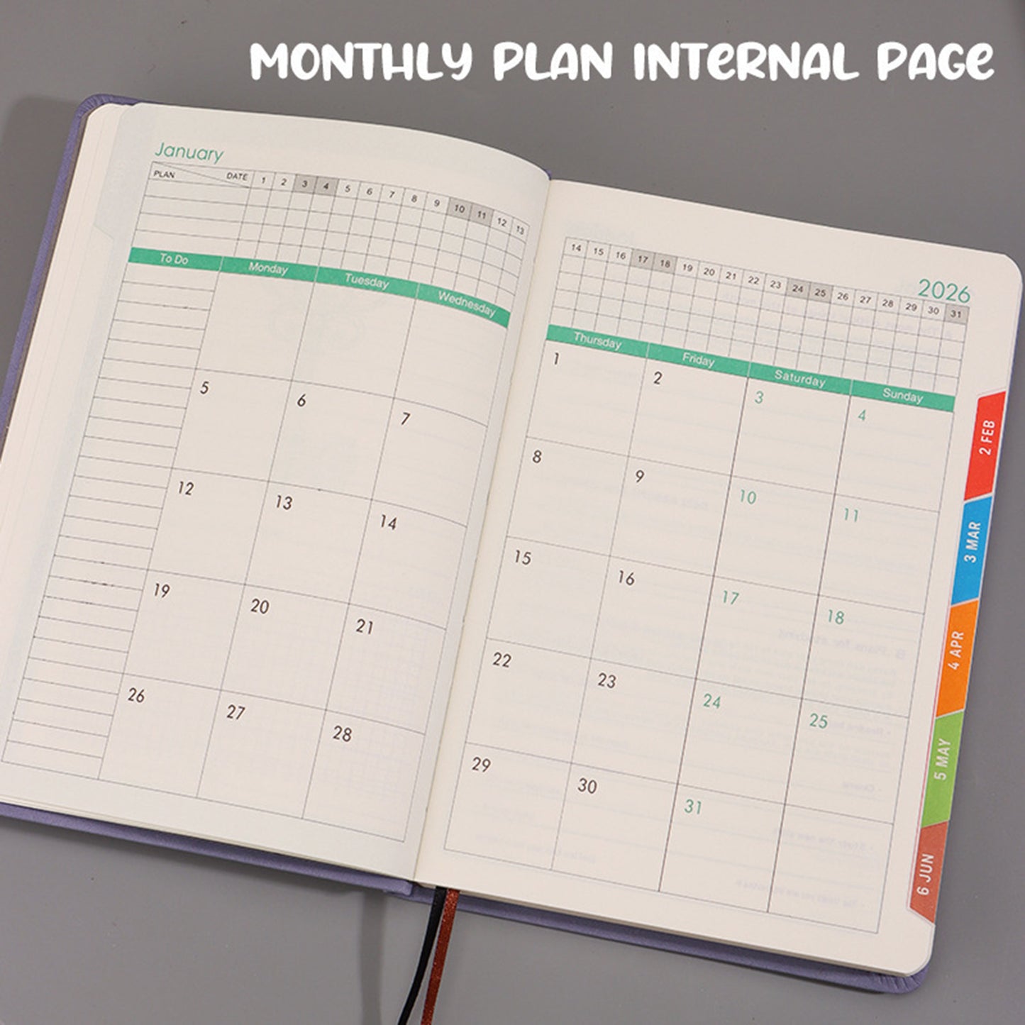 Daily Planner – Undated Planning Notebook with Hourly Schedule