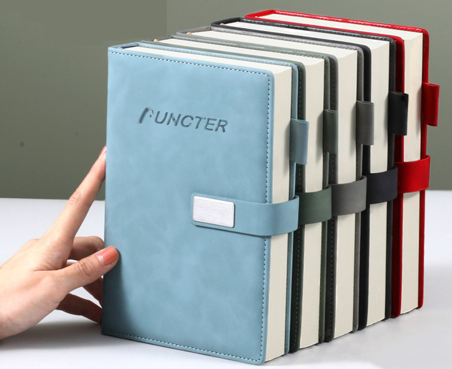 A5 PU Leather Journal with Magnetic Buckle 360 Pages (180 Sheets) 80Gsm Paper