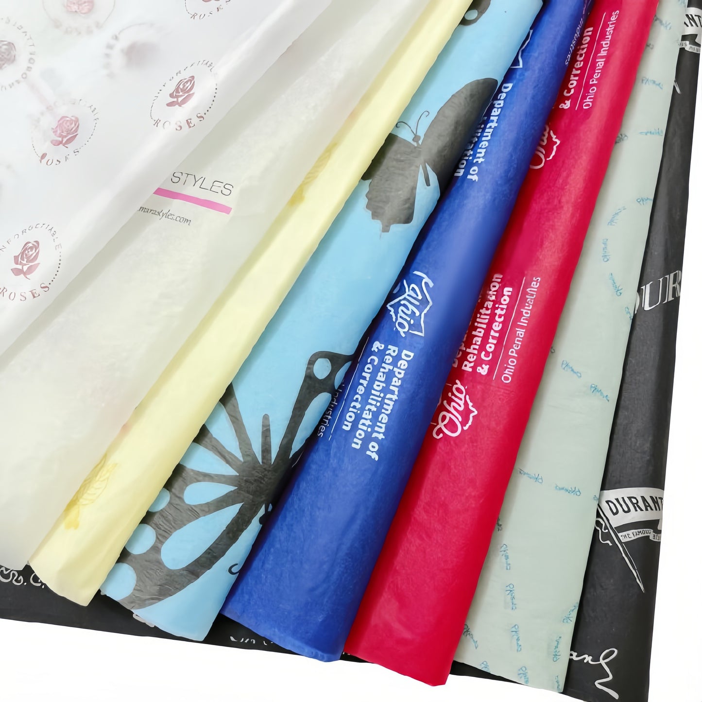 Custom Wrapping Paper White Kraft Paper 20 x 28"