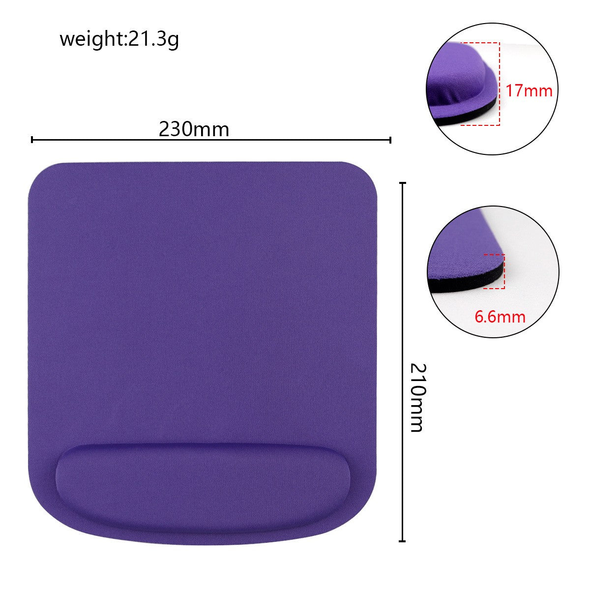 EVA Foam Wrist Rest Mouse Pad