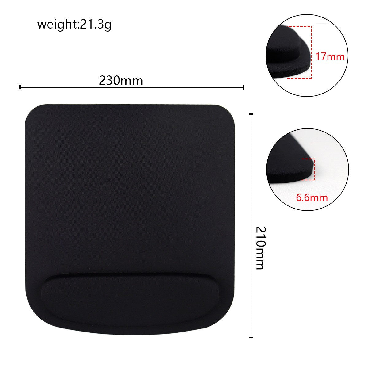 EVA Foam Wrist Rest Mouse Pad