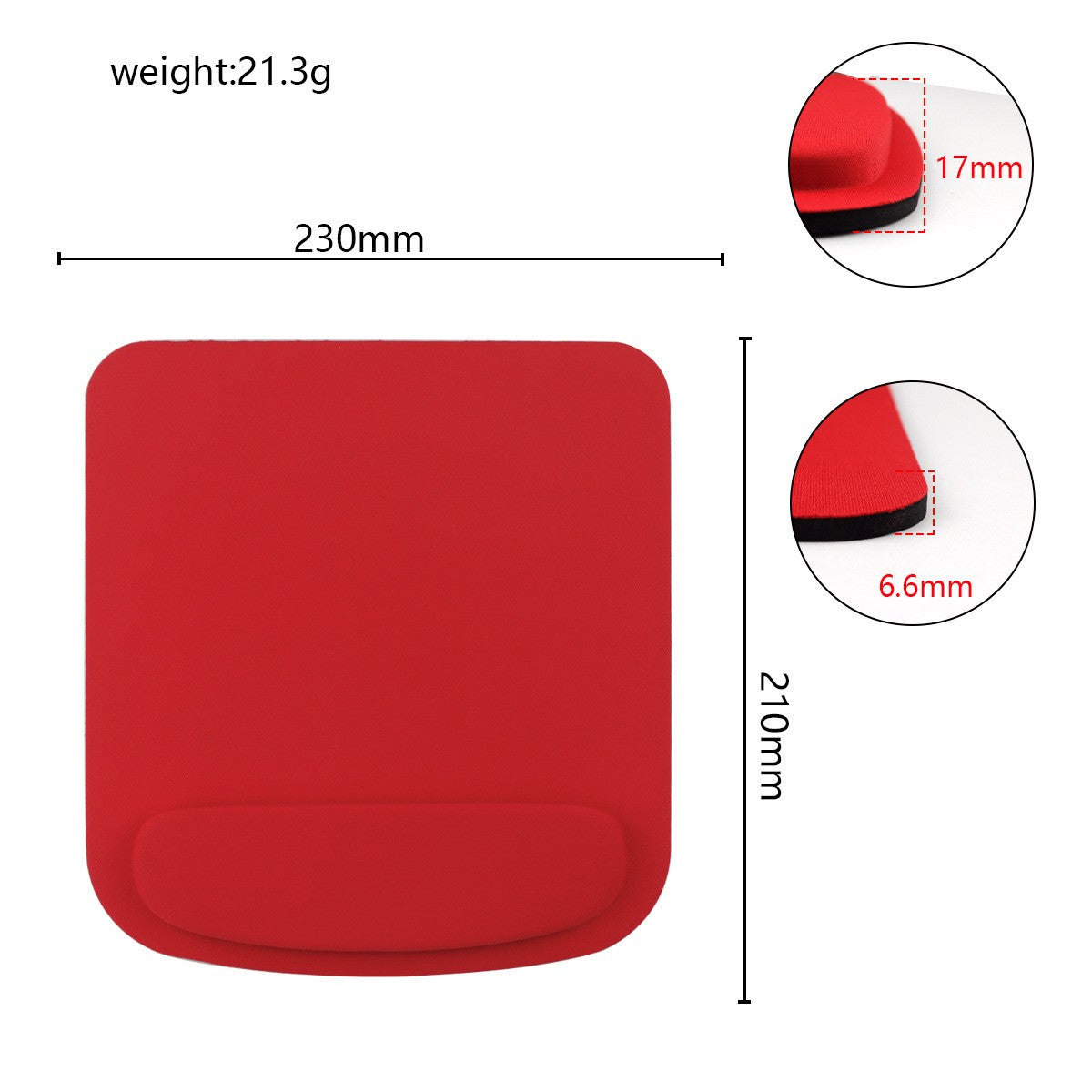 EVA Foam Wrist Rest Mouse Pad