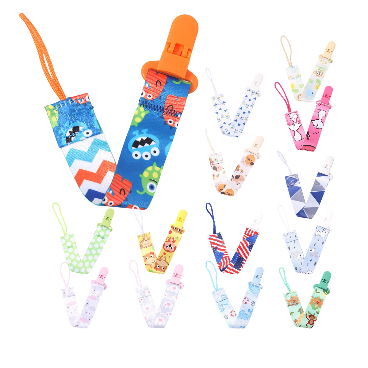 Custom Baby Pacifier Chain Clip