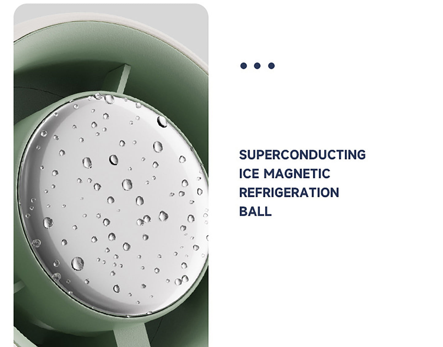 Freezy Personal Fan Refrigeration Fan Handheld Fan W/ 1-100 Stepless Adjusting & Battery Status