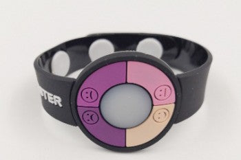 Customizable UV Test Wristband, PVC UV Sensitive Color Changing Bracelet