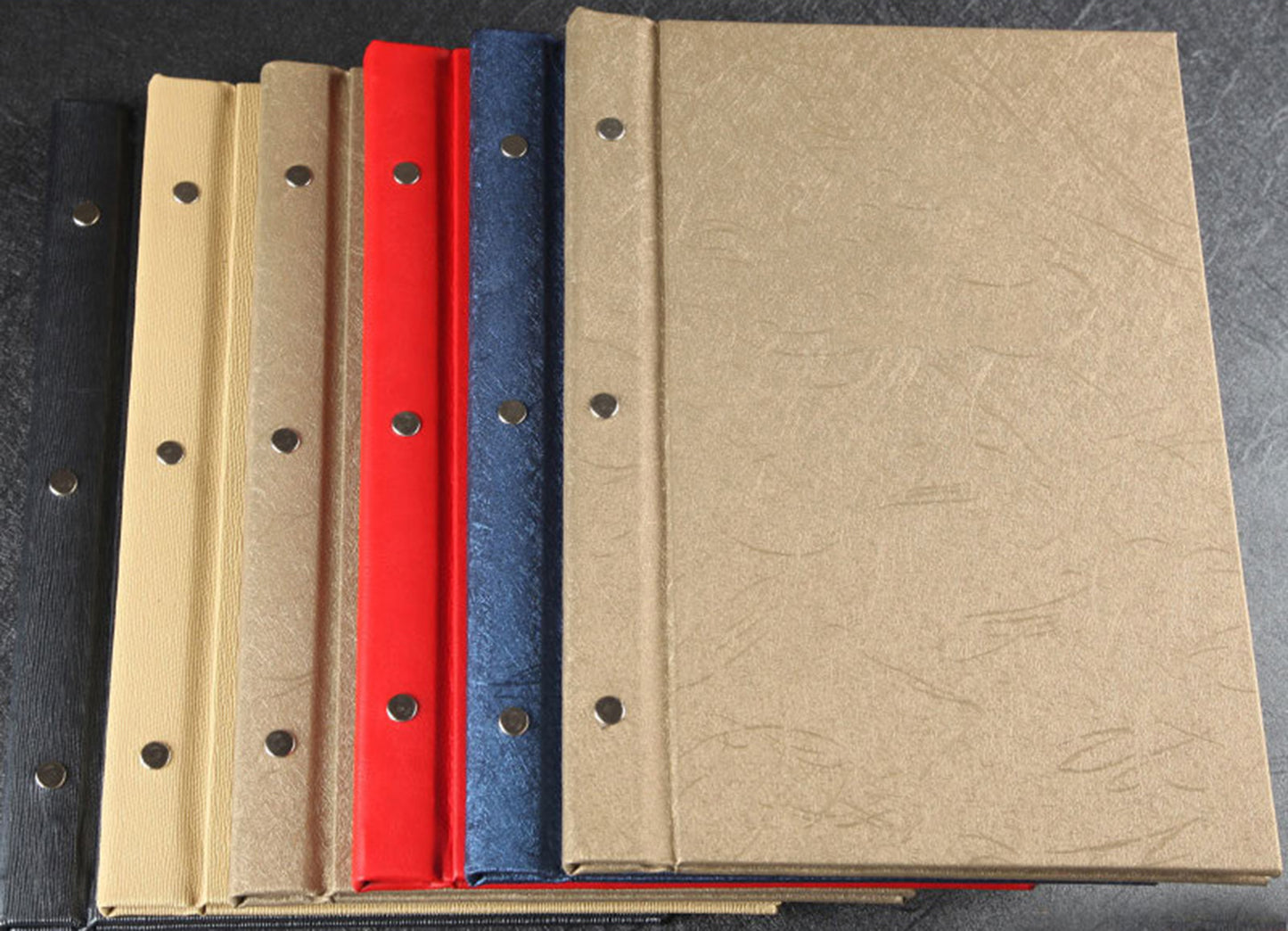 Fully Customized Faux Leather Soft Menu Covers