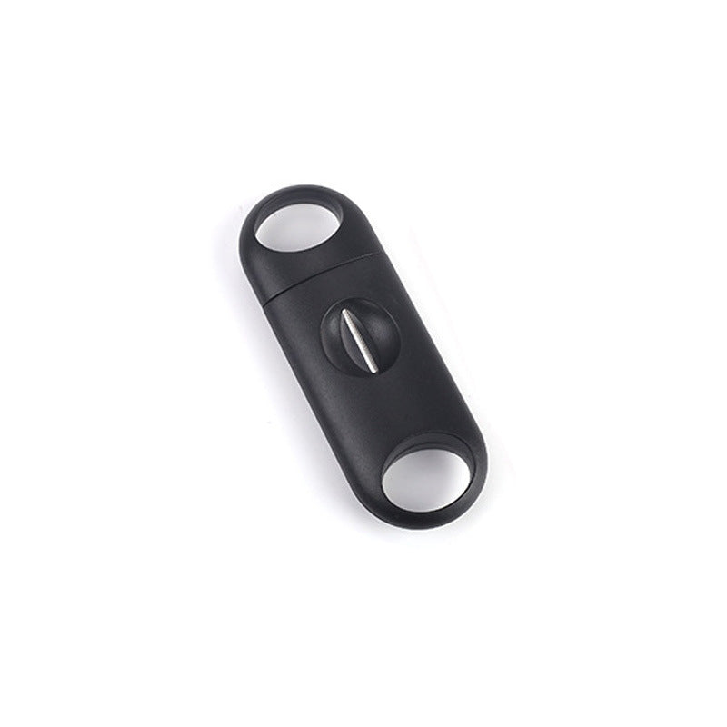 Stainless Steel V-Shaped Plastic Cigar Cutter