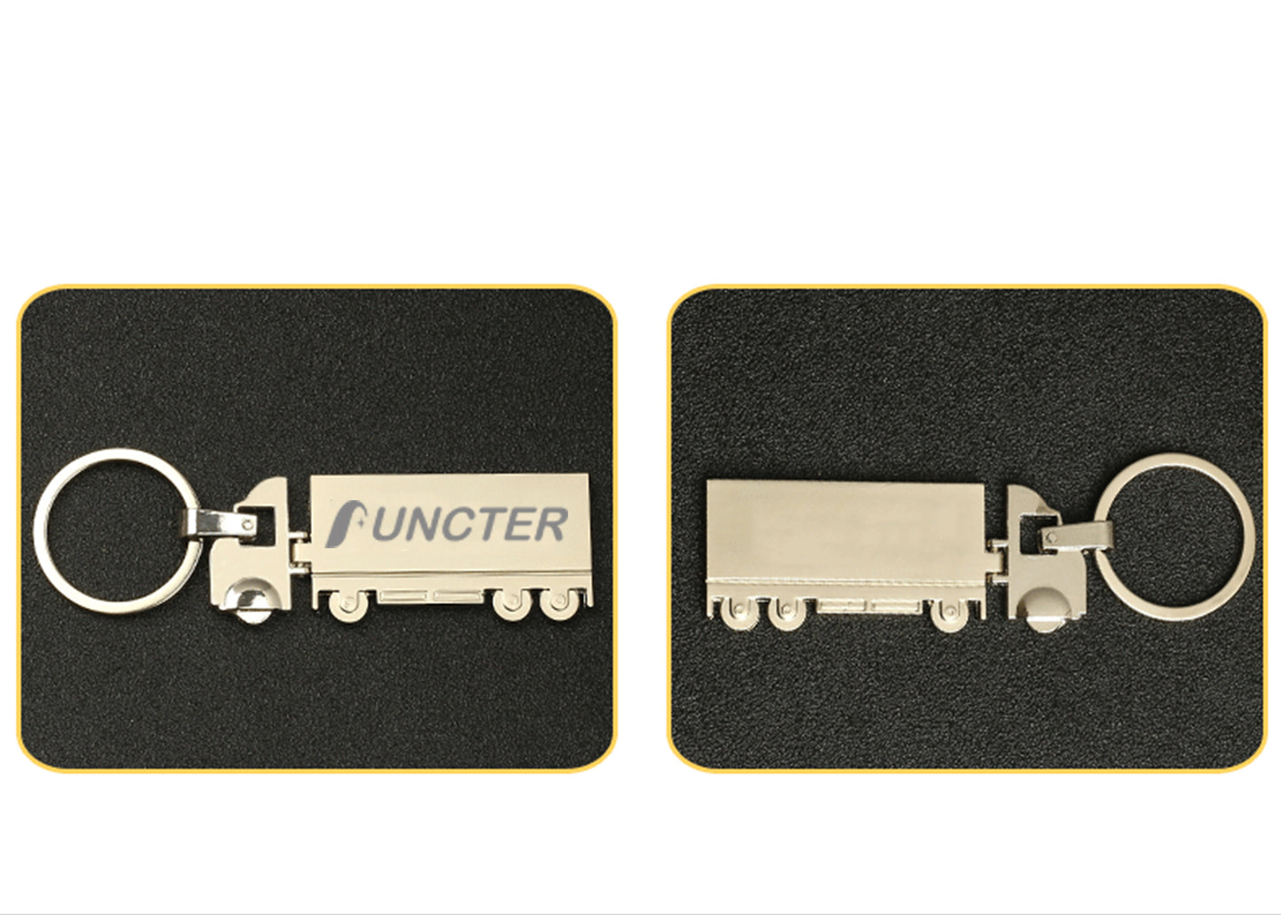 Mini Metal Truck Keychain