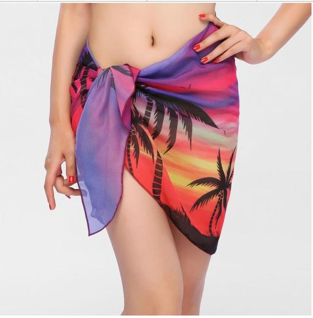 Beach Sarong Coverup W/Full Page Printing