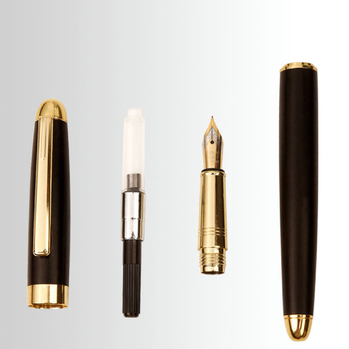 Luxury Wooden Fountain Pen with Pen Cap Wooden Pen Business Journaling