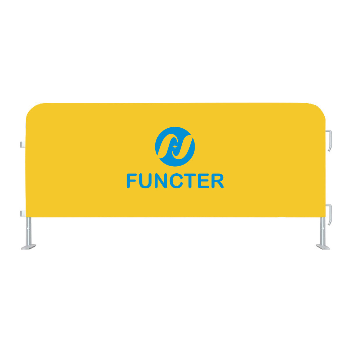 Stretchable Spandex Fence Cover for Crowd Control used as a Barricade Cloth 79"x 36"