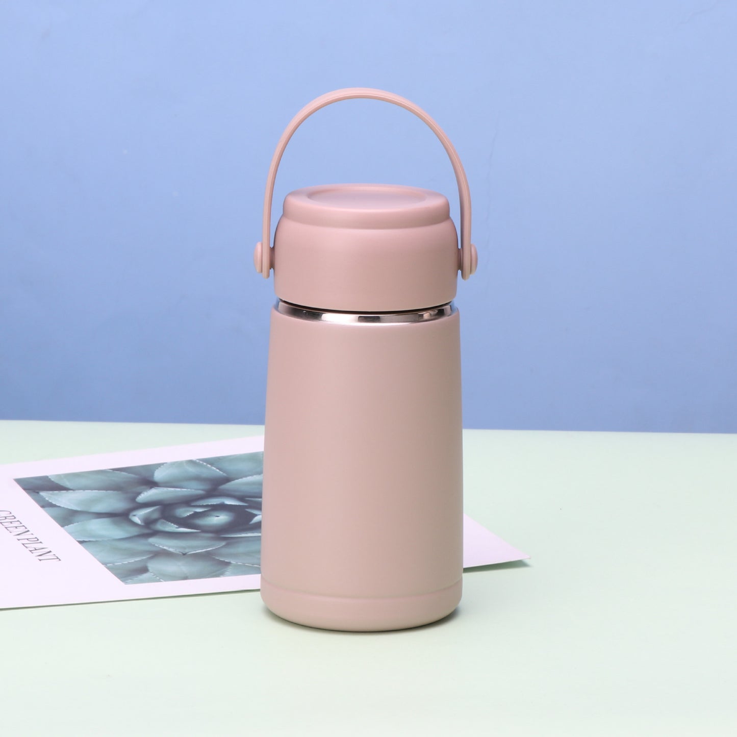 11.8oz/350ML 304 Stainless Steel Mini Vacuum Insulated Water Bottle With Tea Infuser With Handle