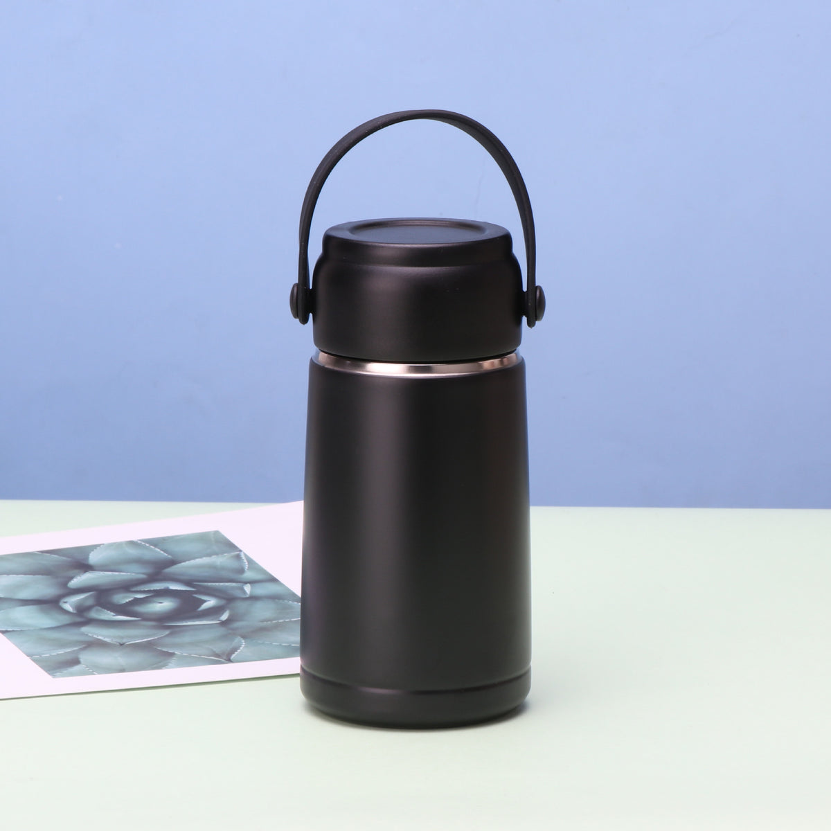 11.8oz/350ML 304 Stainless Steel Mini Vacuum Insulated Water Bottle With Tea Infuser With Handle