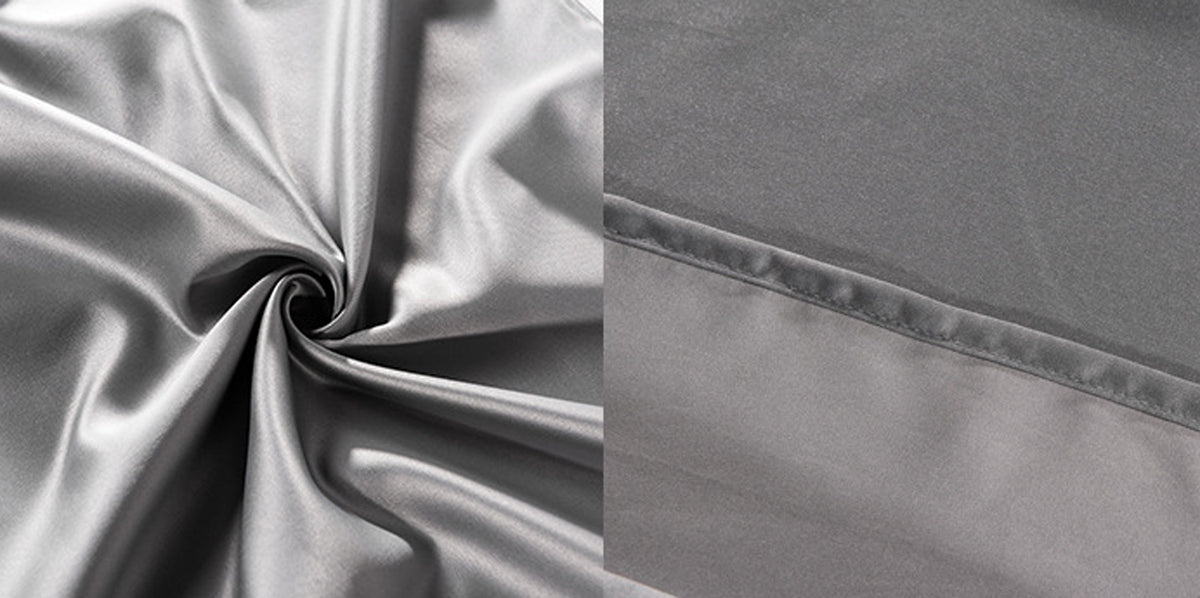 20 x 30" Premium Square Satin Silk Throw Pillowcase - Envelope Closure