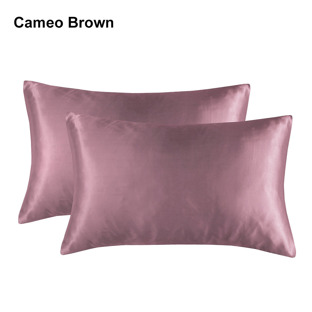 20 x 30" Premium Square Satin Silk Throw Pillowcase - Envelope Closure