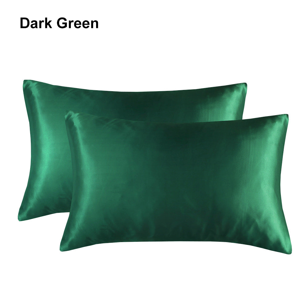 20 x 30" Premium Square Satin Silk Throw Pillowcase - Envelope Closure
