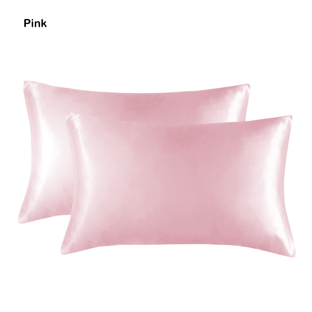 20 x 30" Premium Square Satin Silk Throw Pillowcase - Envelope Closure