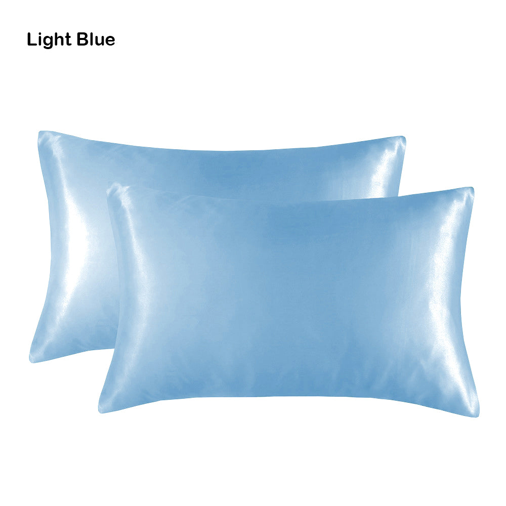 20 x 30" Premium Square Satin Silk Throw Pillowcase - Envelope Closure