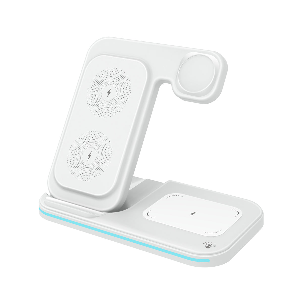 Magnetic 3" 1 Wireless Charging Station Wireless Charging Pad Travel Charger For Multiple Devices