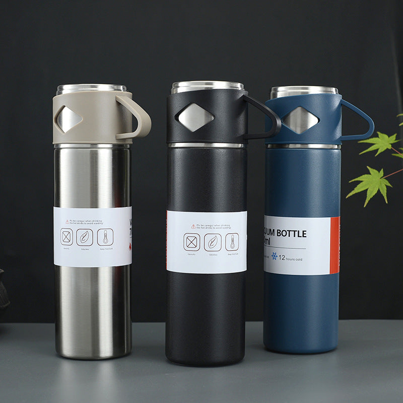 23 Oz/700ml 304 Stainless Steel Vacuum Insulated Bottle Thermal Bottle Gift Set