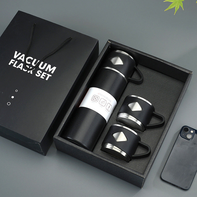 23 Oz/700ml 304 Stainless Steel Vacuum Insulated Bottle Thermal Bottle Gift Set