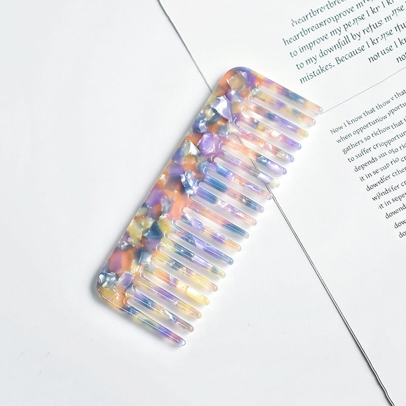 Acetate Hair Detangler Comb for Wet And Dry