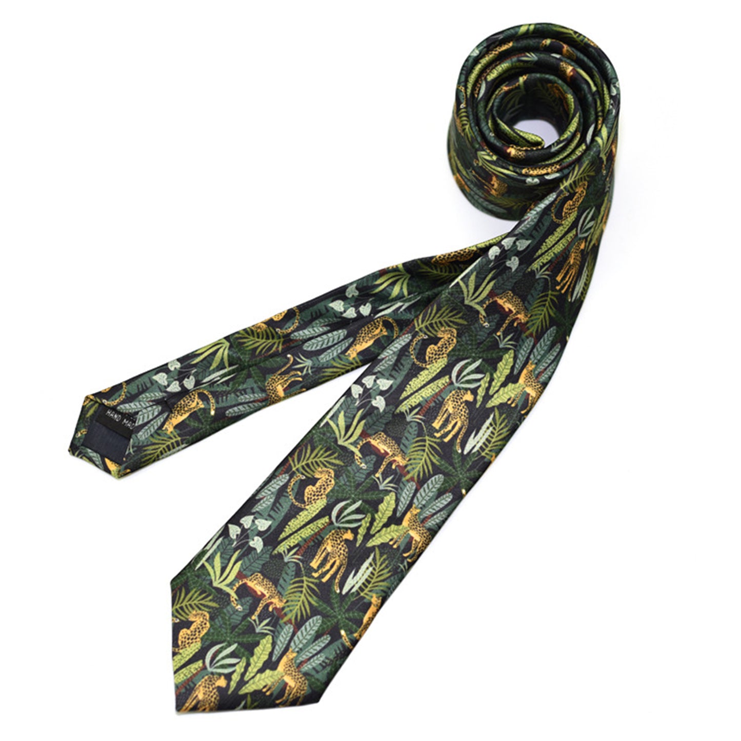 57.13" L x 2.96" W Custom Polyester Silk Multicolor Modern Men's Tie