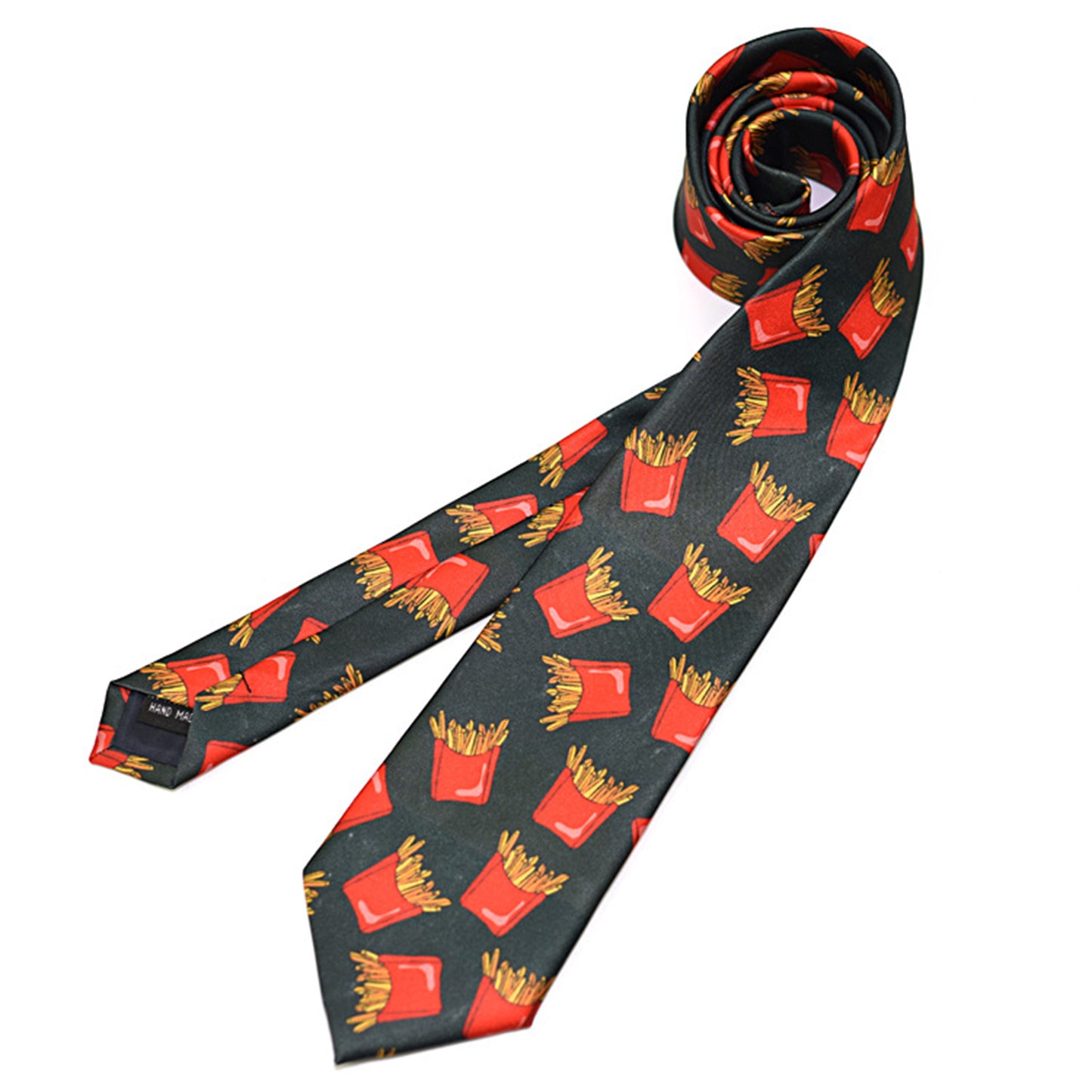 57.13" L x 2.96" W Custom Polyester Silk Multicolor Modern Men's Tie