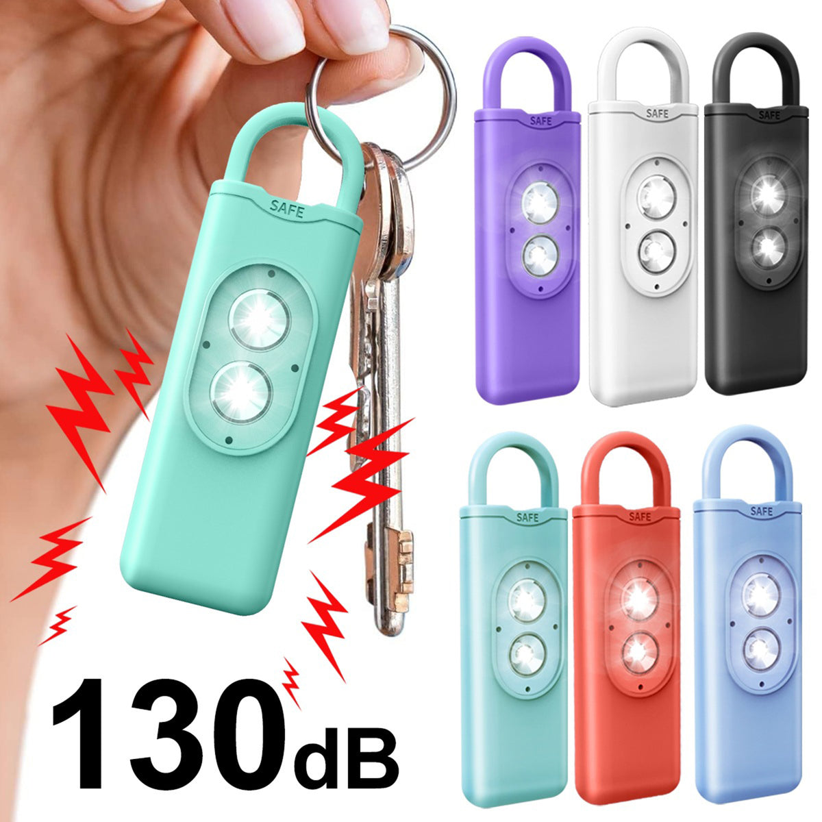 Personal Alarm Key Chain Emergency Safety Alarm For Women