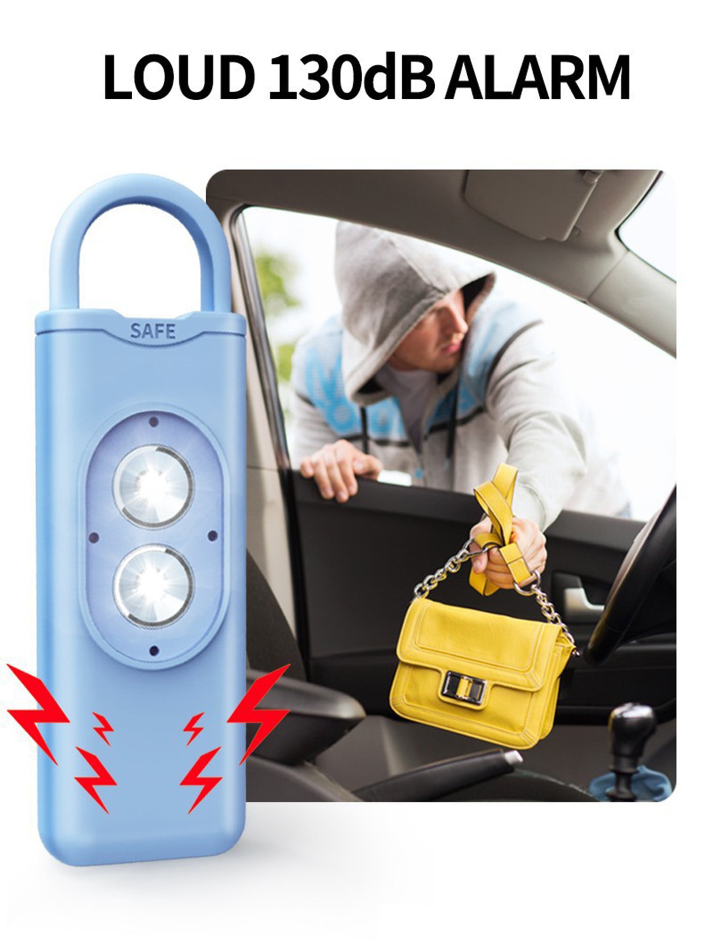 Personal Alarm Key Chain Emergency Safety Alarm For Women