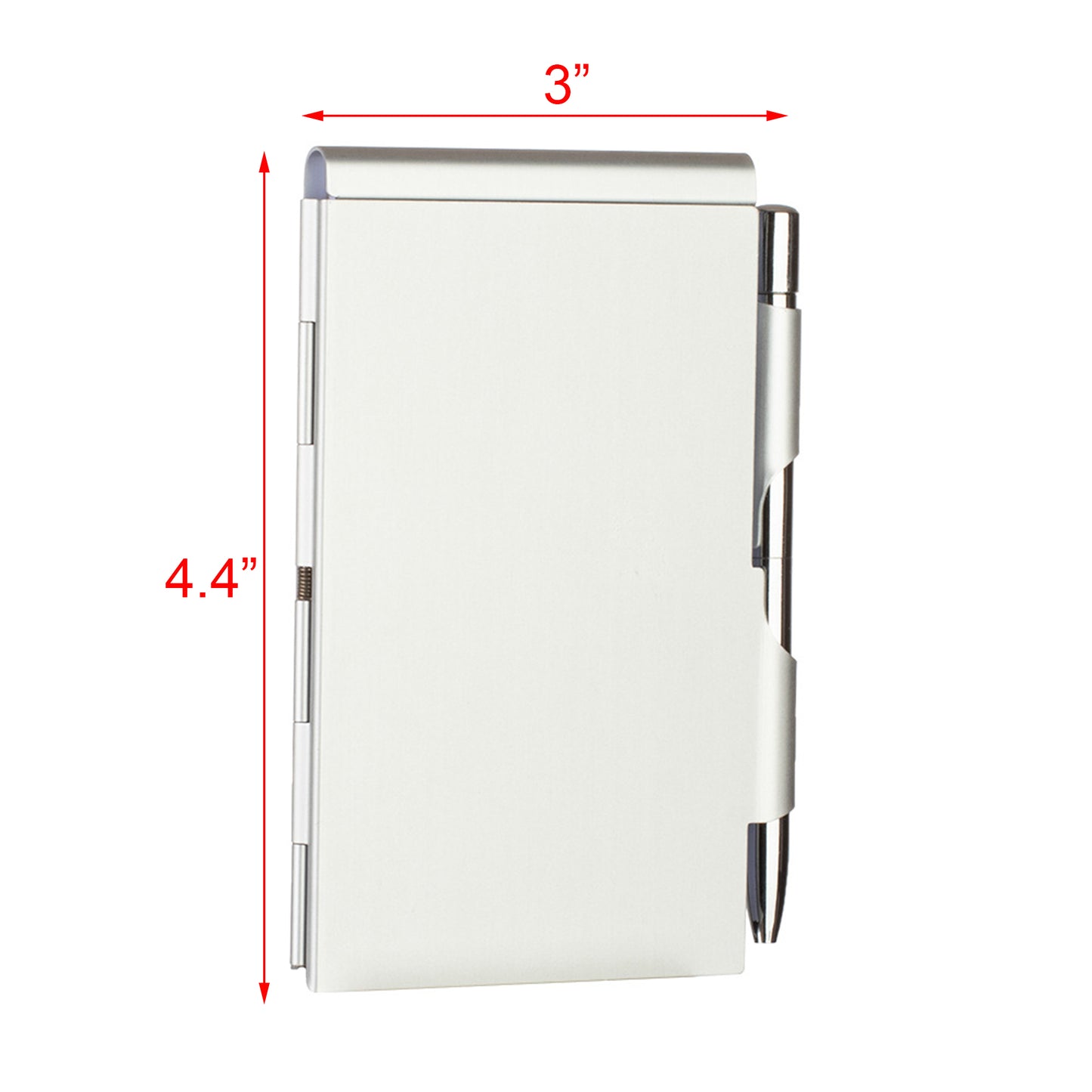 Metal Pocket Notebook with Pen