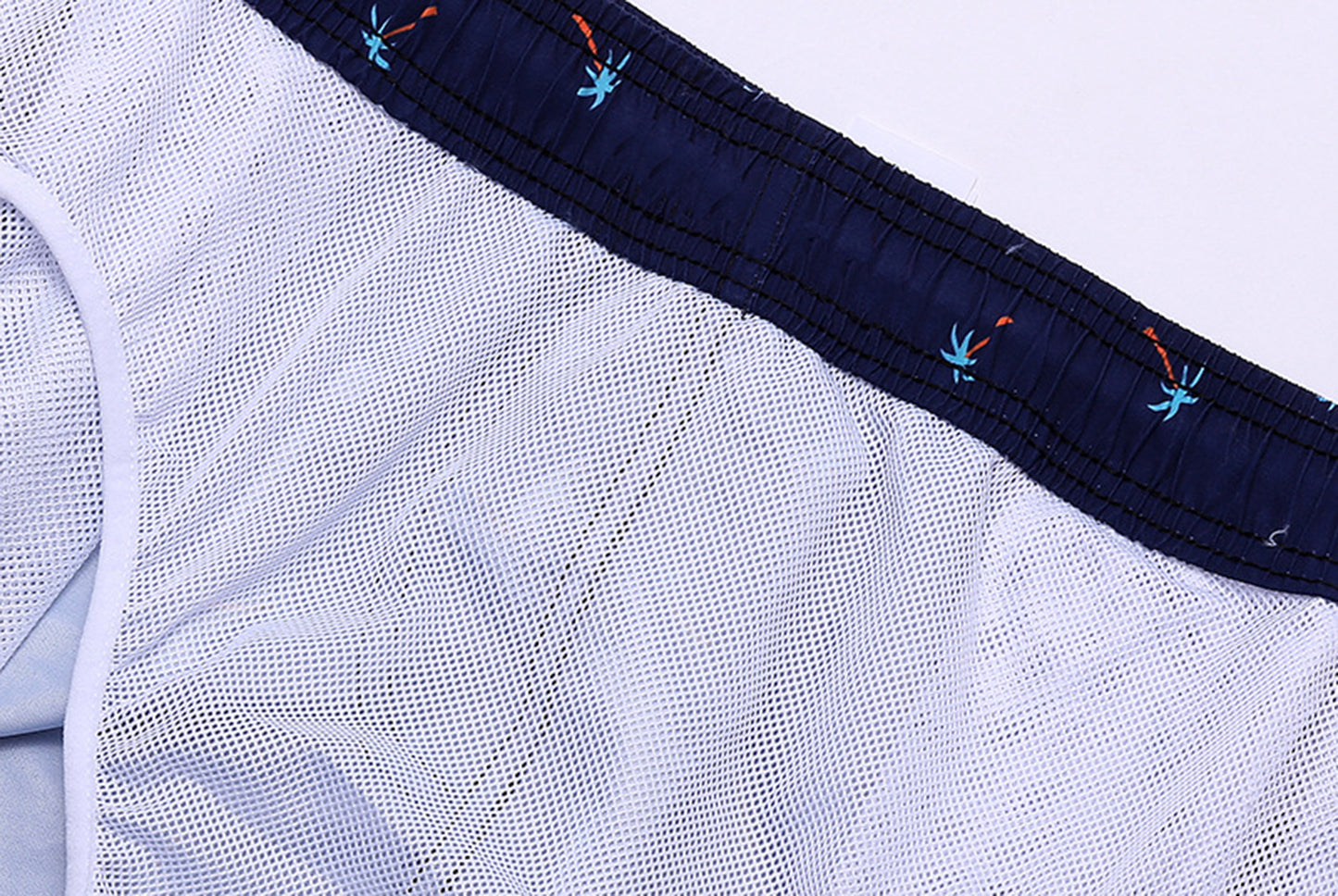 Men's Beach Shorts With mesh Liner And Two Side Pockets