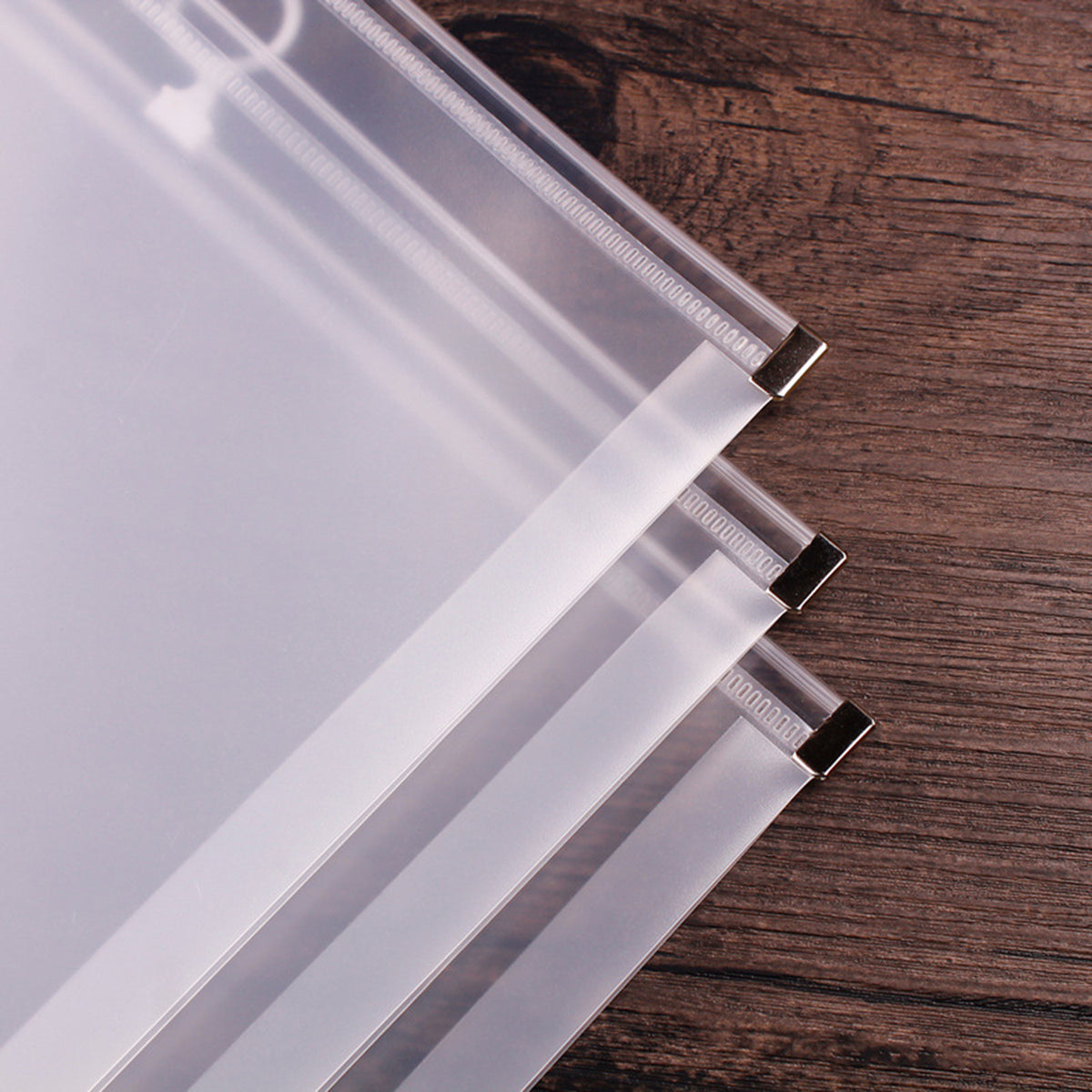 Clear Zip Plastic Envelopes A4 Zipper Document Folder Letter File Folders Expanding Envelope