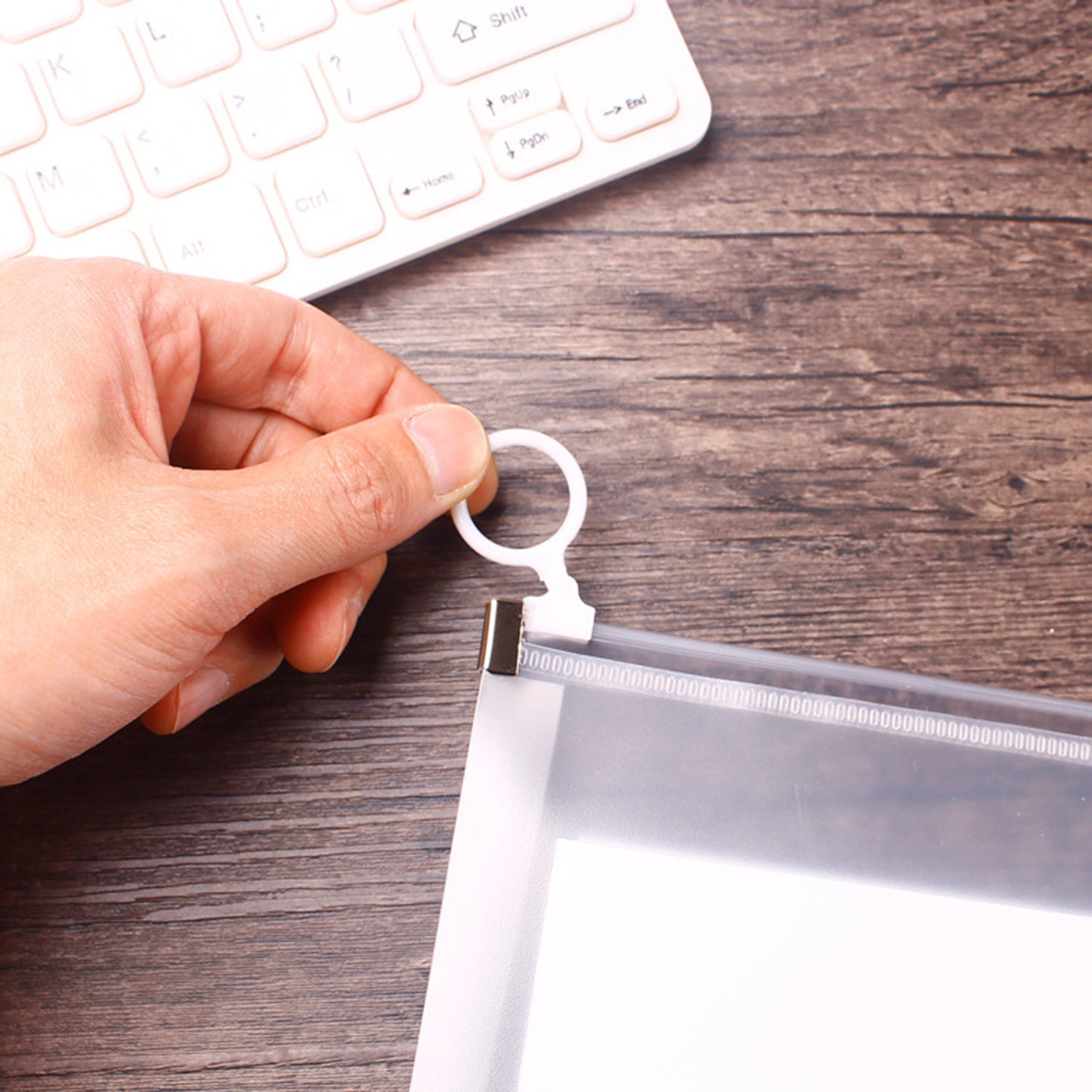 Clear Zip Plastic Envelopes A4 Zipper Document Folder Letter File Folders Expanding Envelope