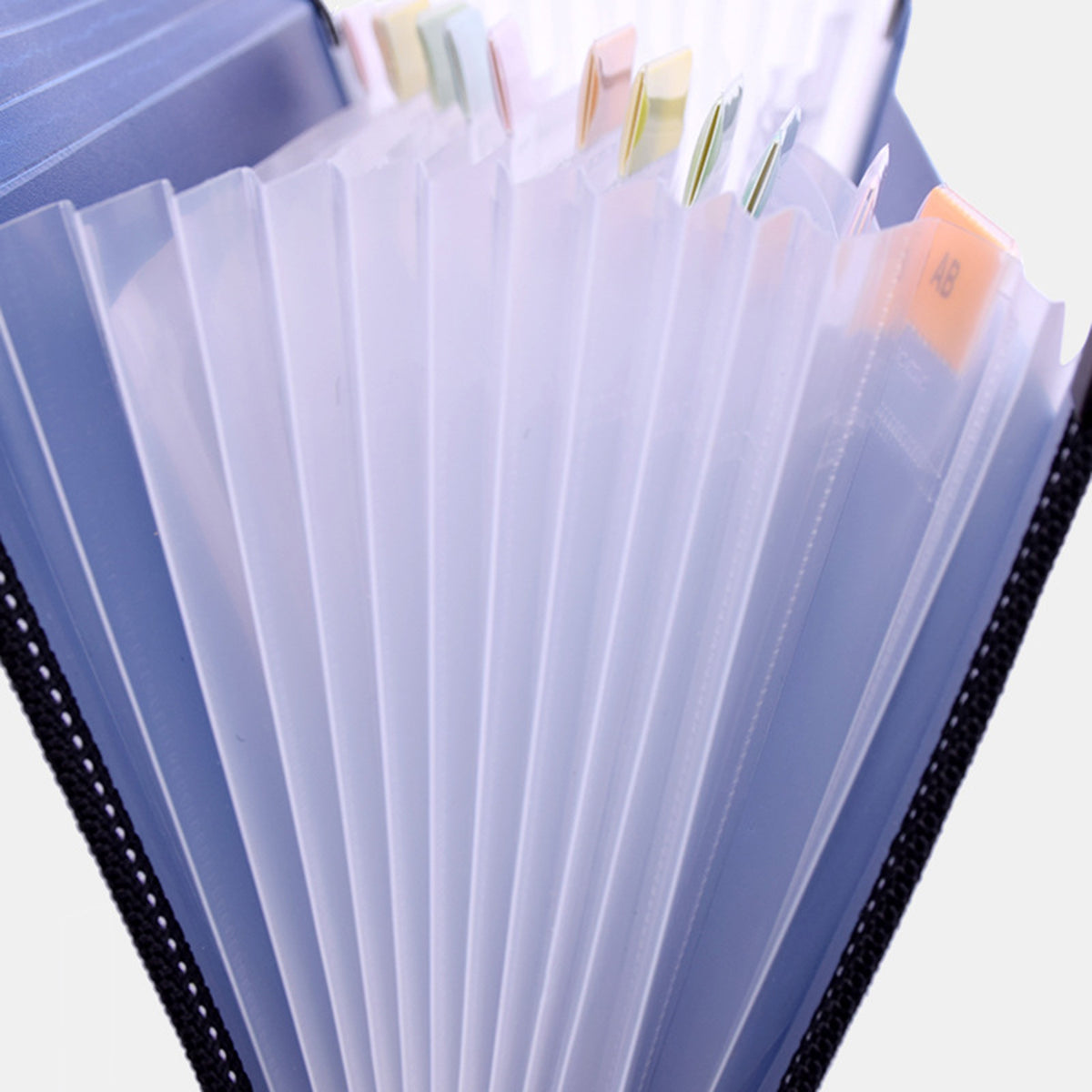 Expanding File Folder, 12 Pocket Cute Folders with Labels Letter Size Accordion File Organizer