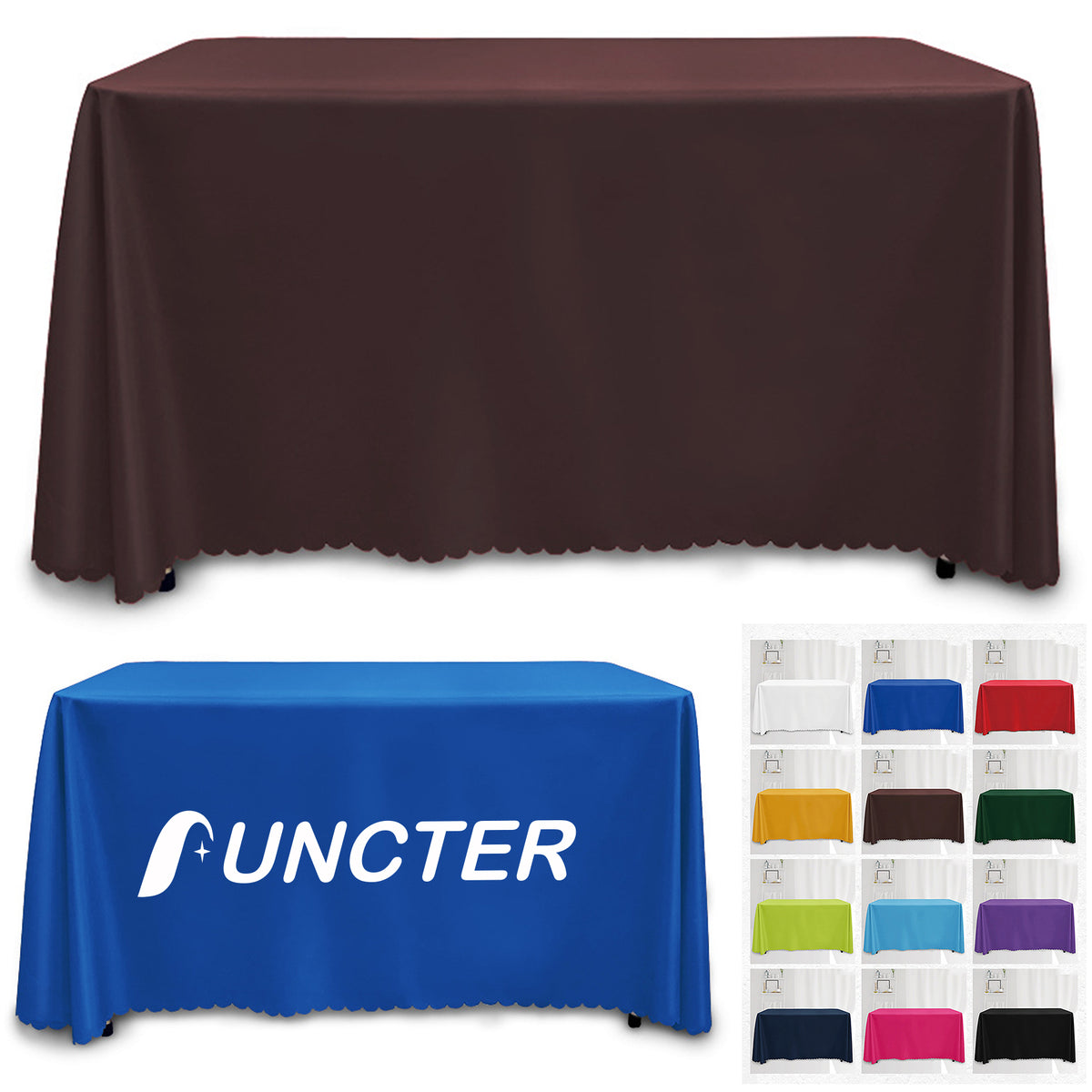 6' Premium Standard Table Cover (Full Color Dye Sublimation)