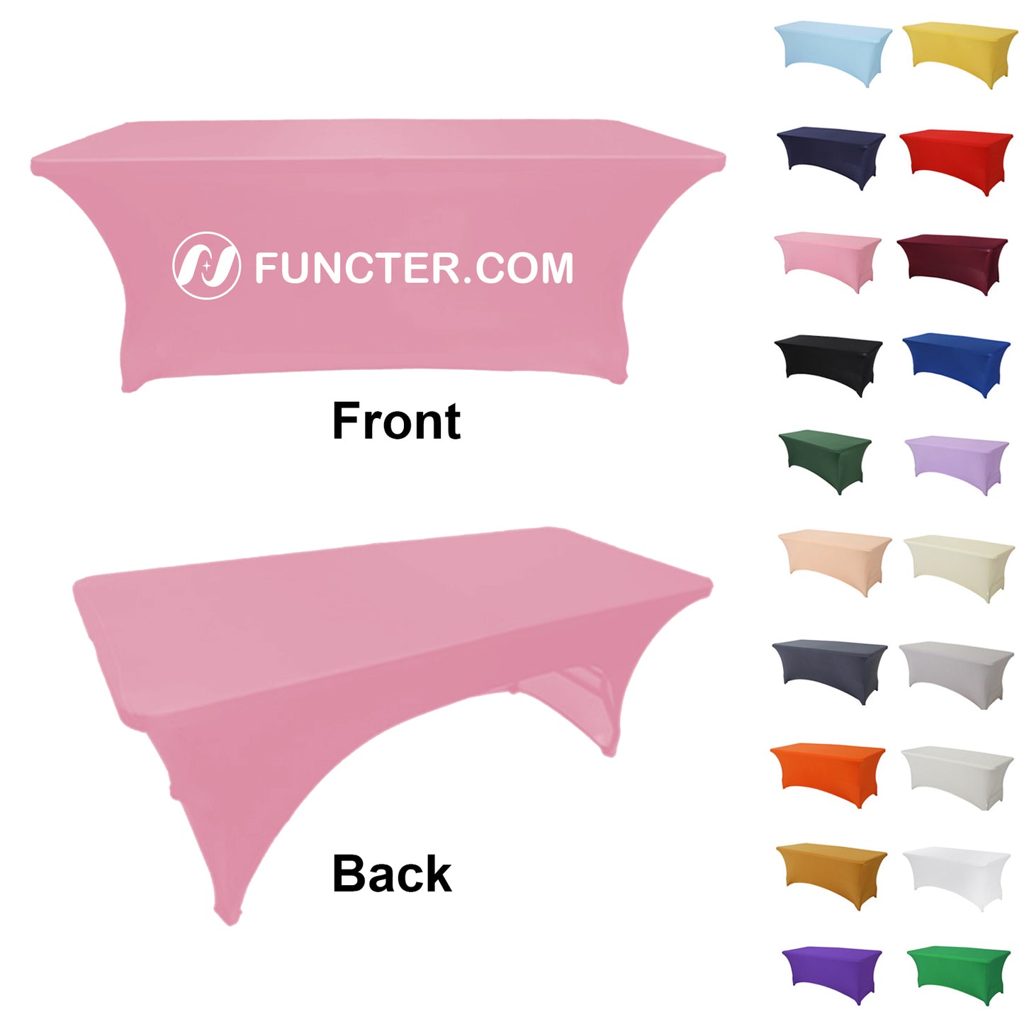 6' Standard Spandex Table Cover ( Full Color Dye Sublimation )