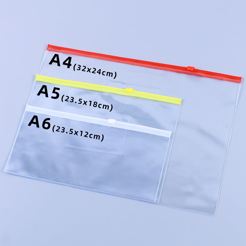 A5 Plastic Envelope Poly Zip Envelop Plastic Envelopes Files Zipper Folders
