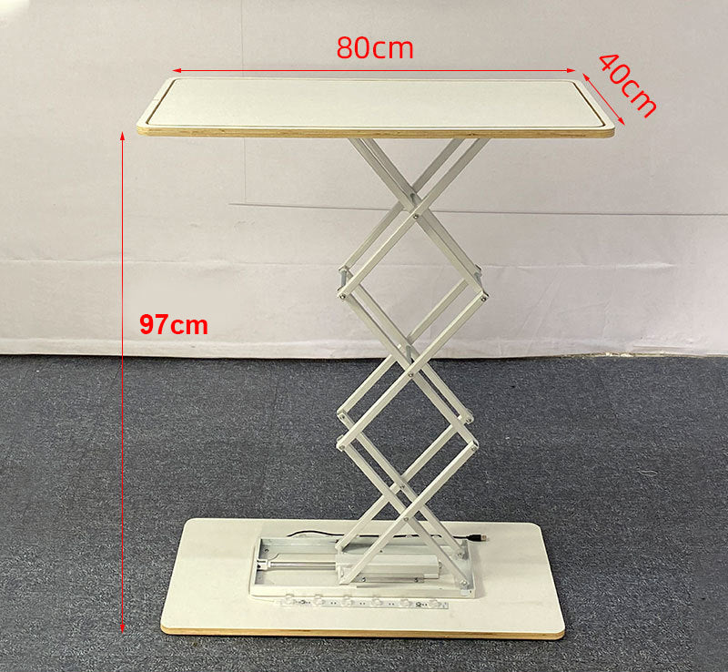 Rectangle Collapsible Portable Trade show Podium Table Exhibition Counter Stand Booth W/ Light Beads