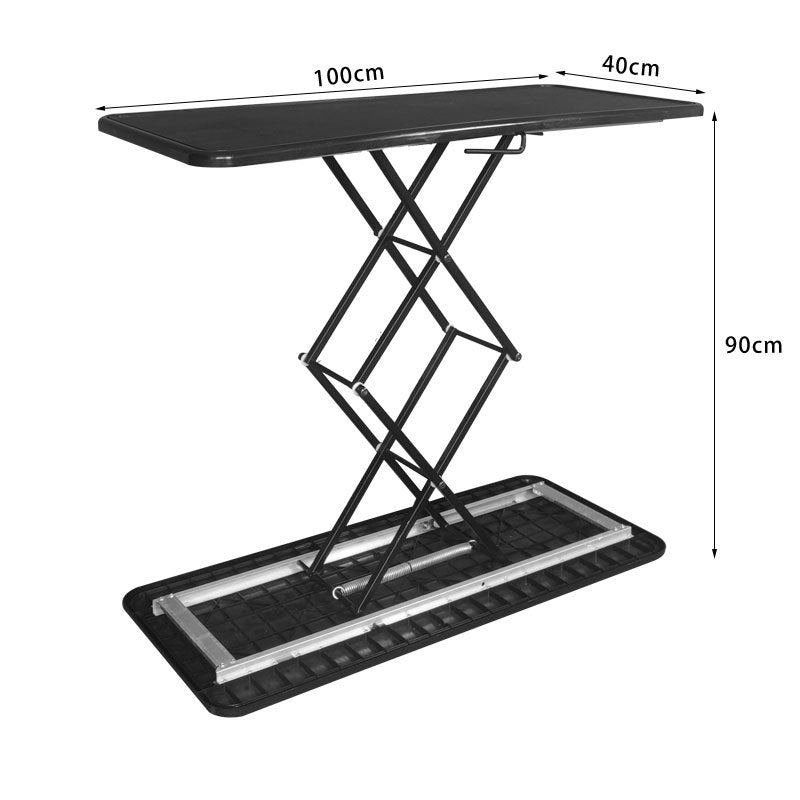 Rectangle Collapsible Portable Trade show Podium Table Exhibition Counter Stand Booth W/ Top Dispaly