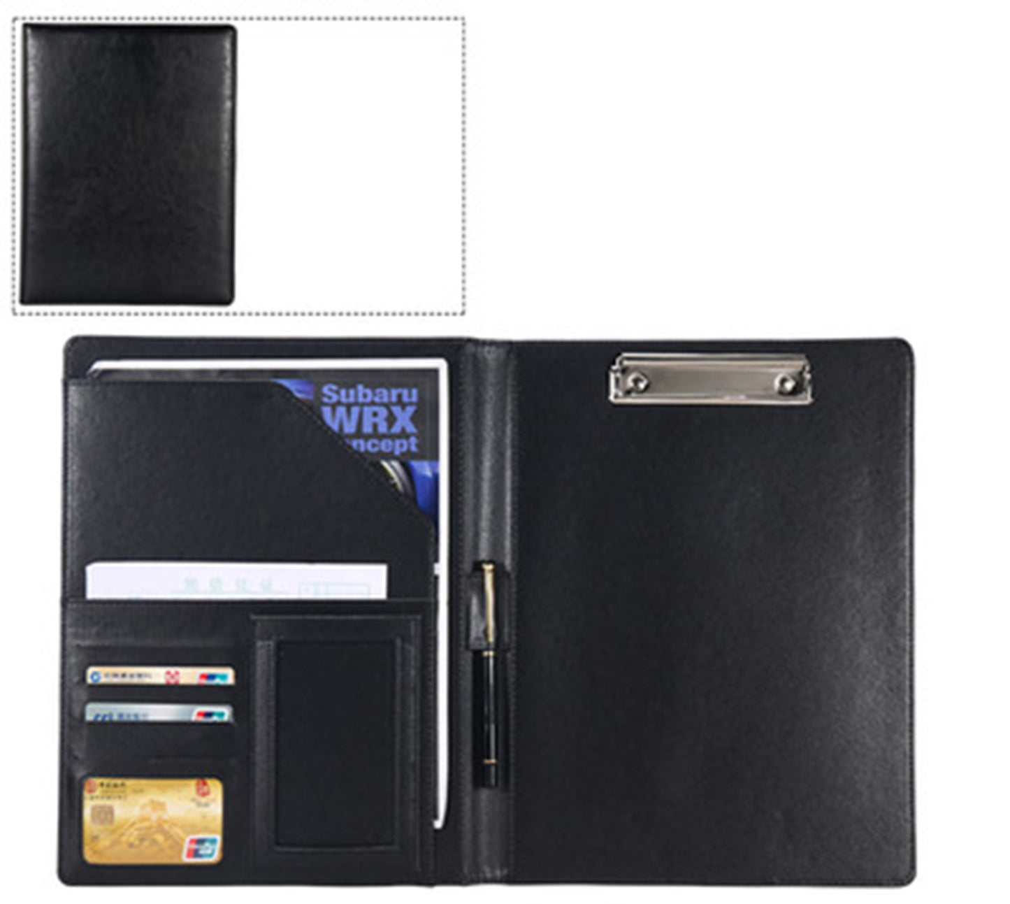 PU Leather Portfolios Padfolio Binder