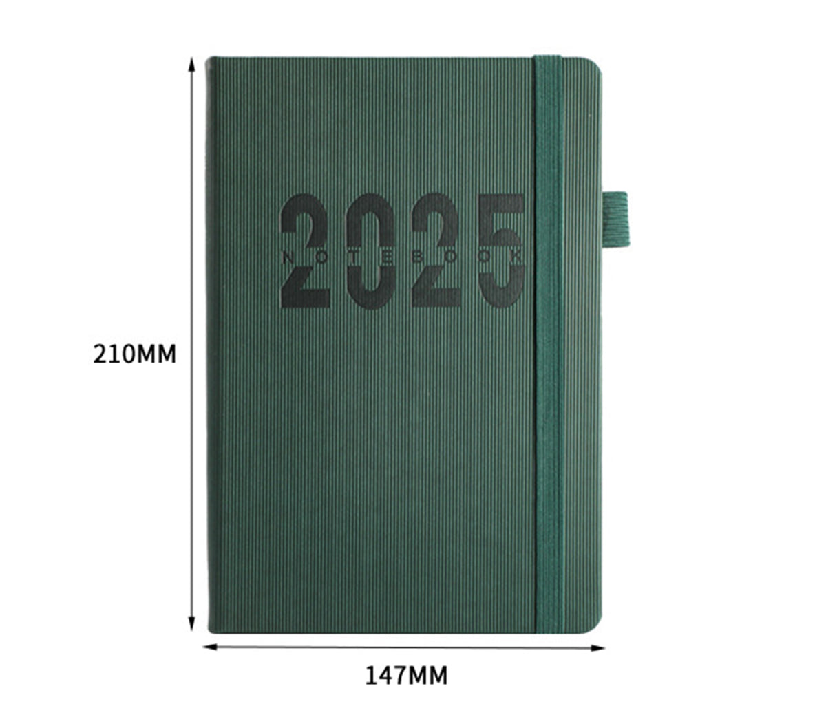 2025 Planner A5 Notepad Imitation Leather PU Office Diary Signature Pen Set Gift Box