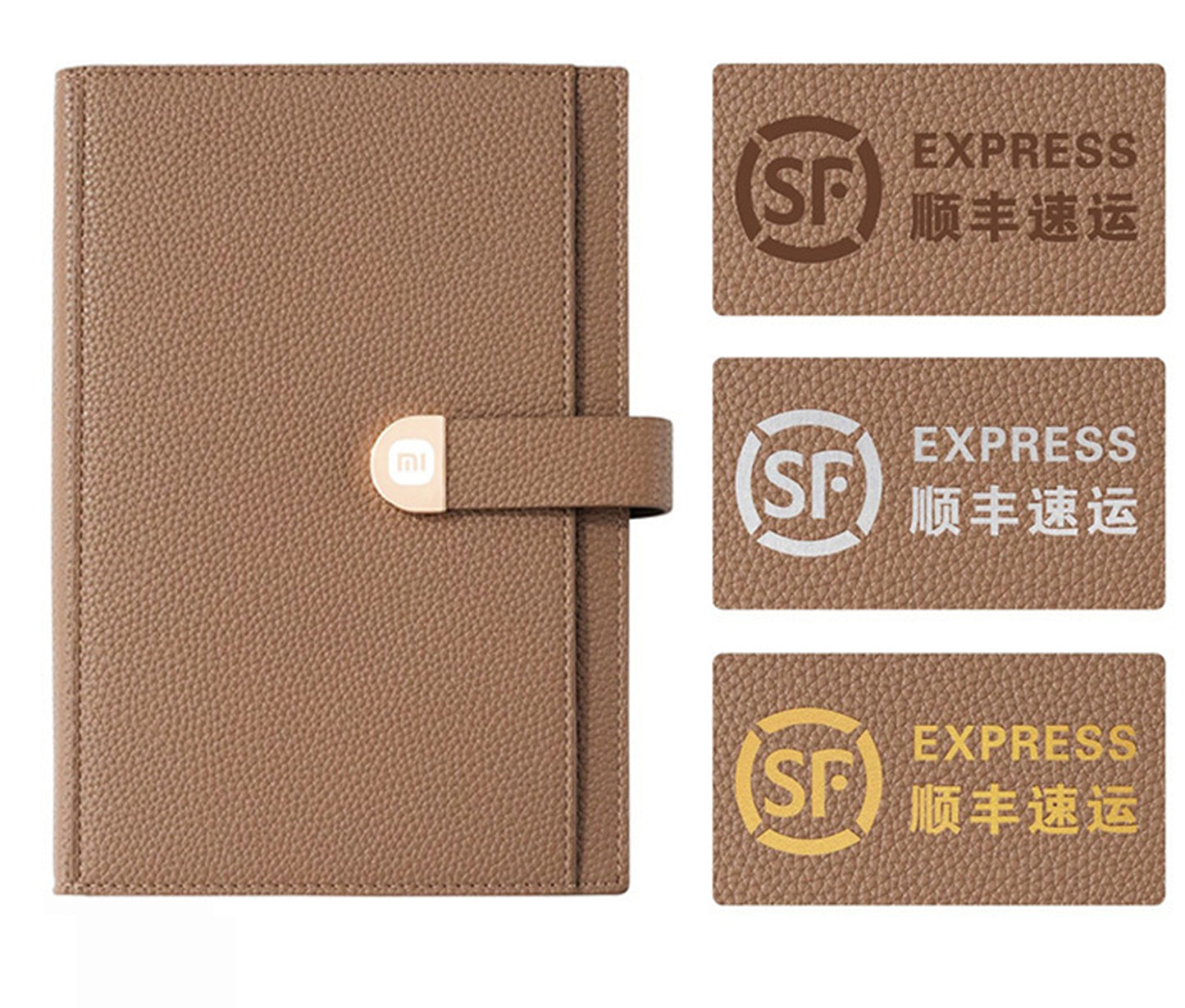 A5 PU Lether Notebook W/Buckle Closure