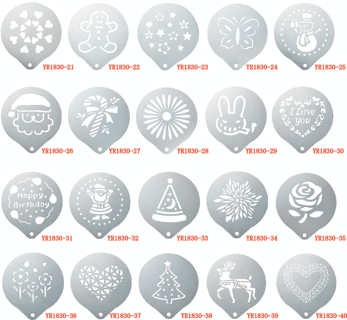 Choose 20 patterns