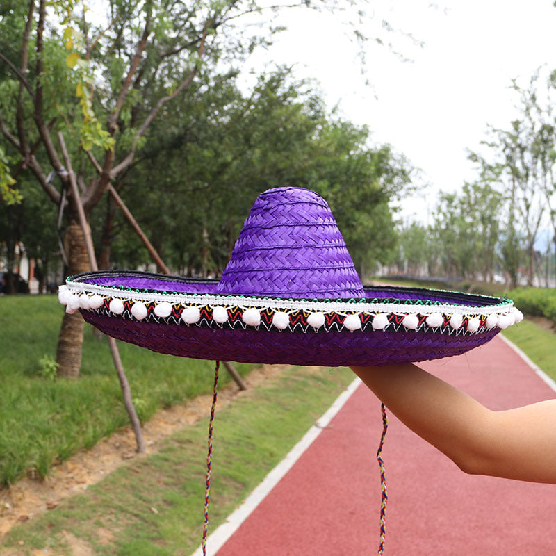 Party Sombrero Straw Hat Fiesta hat Beach Hat Sun Hat