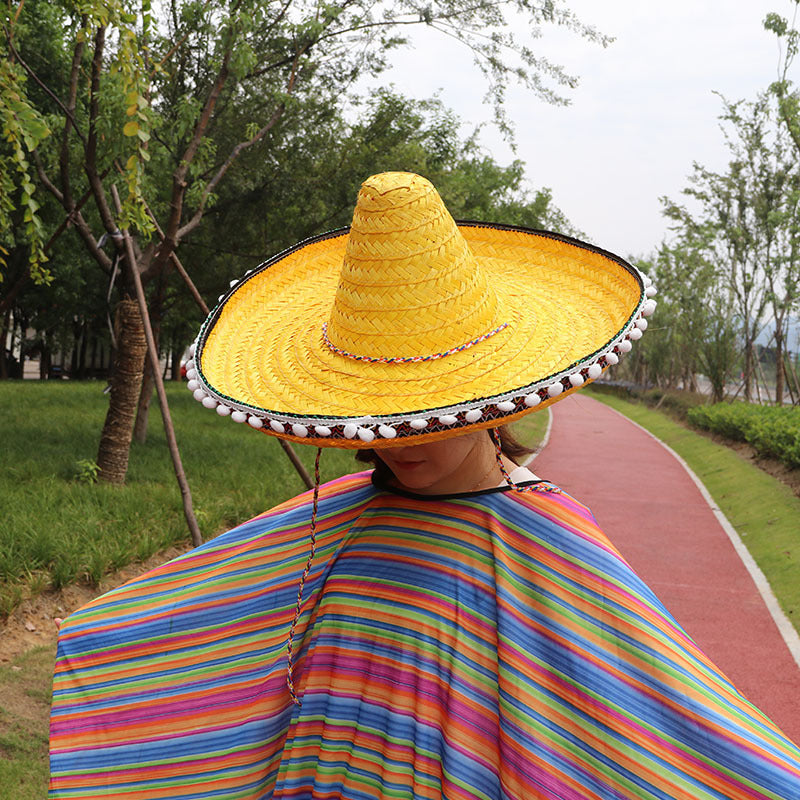Party Sombrero Straw Hat Fiesta hat Beach Hat Sun Hat