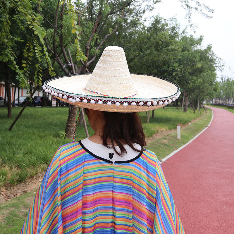 Party Sombrero Straw Hat Fiesta hat Beach Hat Sun Hat